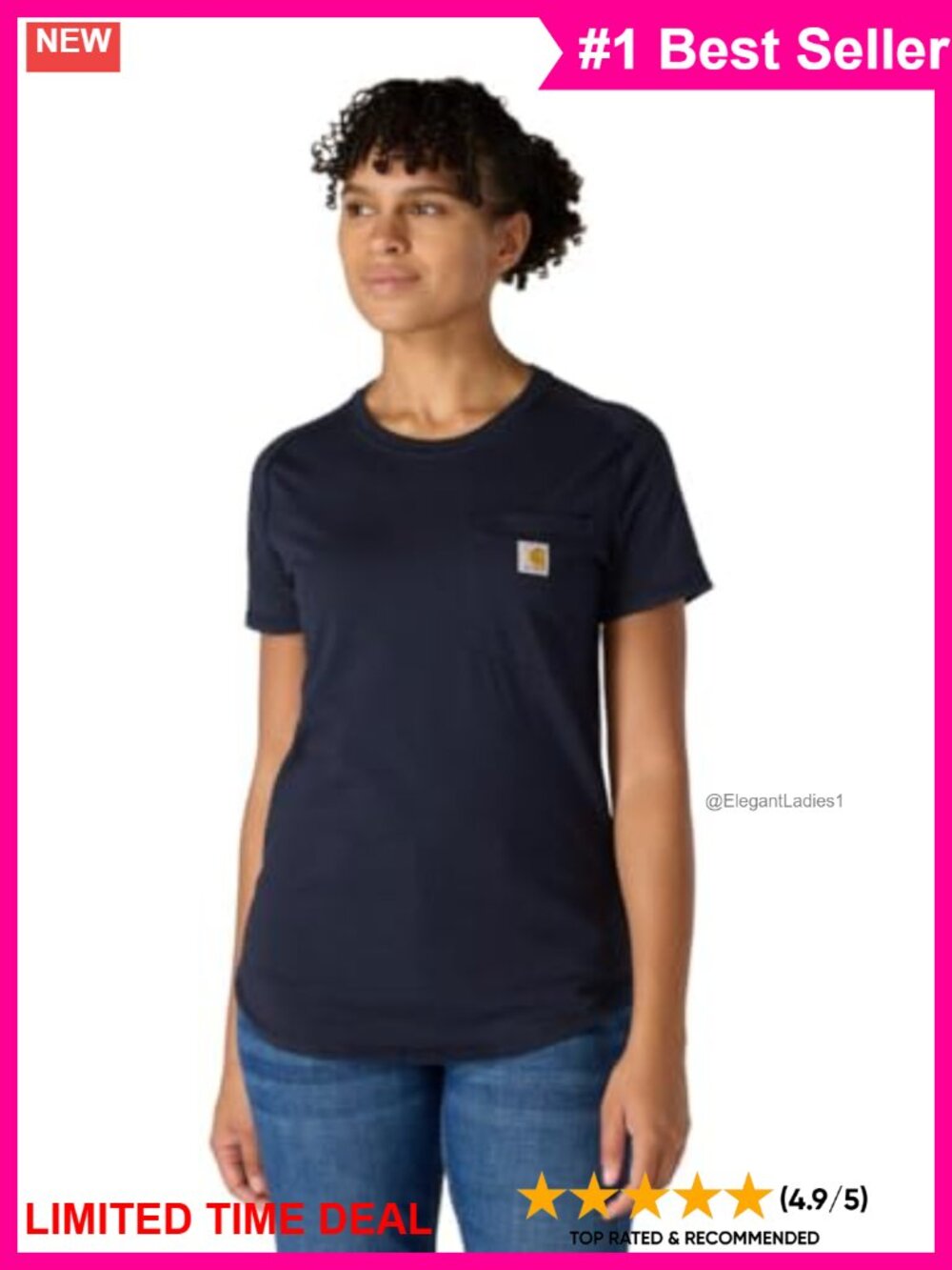 Carhartt Force Relaxed Fit Midweight Pocket T-Shirt Crew Neck Short Sleeve